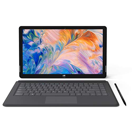 Xidu Philpad Windows 2 In 1 Tablet, 13.3 Inch 2k (2560x1440) Touchscreen Laptop, Intel E3950 Quad Core Processor, 6gb Ram 128gb Rom, Dual Band Wifi, Type C, Detachable Keyboard And Stylus Pen Included