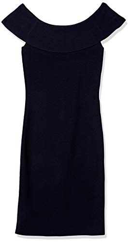 Elie Tahari Women's Ruthie Sweater Dress, Navy, L