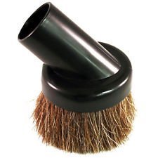 Scstyle Universal Soft Horsehair Bristle Vacuum Cleaner Dust Brush. Fits All Vacuum Brands Accepting 1 1/4" Inner Diameter Attachments Such As Hoover, Bissell, Eureka, Royal, Dirt Devil.