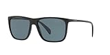 Sunglass Hut Collection Man Sunglasses Black Frame, Polar Blue Lenses, 57MM