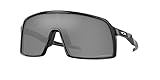 Oakley Men's Oo9406 Sutro Rectangular Sunglasses, Polished Black/Prizm Black, 37 mm