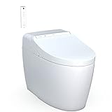 Toto TOTMS922CUMFG01 Washlet G450 0.8/1 GPF Dual Flush One Piece Elongated Chair Height Toilet - Bidet Seat Included Cotton