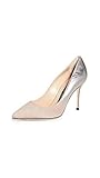 Sergio Rossi Women's Godiva Pump, Cipria/Silver, 37 Medium EU (7 US)