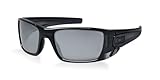 Oakley Men's OO9096 Fuel Cell Rectangular Sunglasses, Polished Black Ink/Black Iridium Polarized, 60 mm