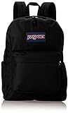 JanSport SuperBreak Plus Backpack with Padded 15-inch Laptop Sleeve and Integrated Bottle Pocket - Spacious and Durable Daypack for Work and Travel - Black