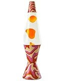 Spencer Gifts '70s Retro Orange Swirl Lava Lamp - 17 Inch | Globe, Base, Cap, and Bulb Included | 32 oz. Capacity