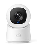eufy Security Indoor Cam C210, 1080p Resolution Security Camera with 360° PTZ, Plug-in Security Indoor Camera with 2.4G Wi-Fi, Human/Motion AI, Night Vision, AI Tracking, HomeBase S380 Compatible