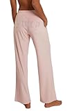 Juicy Couture Women's Velvet Fleece Lounge Pajama Pant with Rhinestones (Lola Pink, Large)