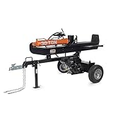 Titan Attachments Industrial 30 Ton Towable Hydraulic Horizontal/Vertical Log Splitter, Quarter Logs Up to 24', ATV/UTV Tow-Behind with 208cc Briggs and Stratton Engine