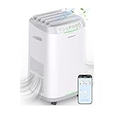 Nuwave OxyPure ZERO Air Purifiers with 20 Yr Washable and Reusable Bio Guard Tech Air Filter, Large Room Up to 2002 Ft², Air Quality Monitor, 0.1 Microns, 100% Capture Allergies, Smoke, Dust, Pollen