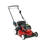 Toro Recycler 21 Inch Deck 60-Volt Max Durable Steel Foldable Lockable Push Lawn Mower with 3-Phase Brushless Motor, Black/Red