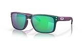 Oakley Men's OO9102 Holbrook Square Sunglasses, TLD Matte Purple Green Shift/Prizm Jade, 57 mm