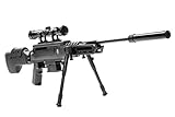 Black Ops Break Barrel Sniper Air Rifle - Spring Piston Sniper .22 Airgun - Shoot .22 Pellets -Scope Included