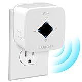 JTooloife WiFi Extender Signal Booster for Home: Wireless Internet Repeater Range Coverage Up to 6500 Sq.Ft and 30+ Devices Internet Extender for House Wireless, White-FXG8