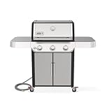 Weber Genesis S-315 Natural Gas Grill, Stainless Steel