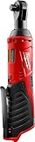Milwaukee 2457-20 M12 Cordless 3/8' Sub-Compact 35 ft-Lbs 250 RPM Ratchet w/ Variable Speed Trigger