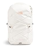 THE NORTH FACE Women's Jester Luxe Everyday Laptop Backpack, Gardenia White/Burnt Coral Metallic, One Size