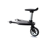 Bugaboo 2017 Comfort Wheeled Board - Stroller Ride On Board with Detachable Seat, Holds Children Up to 44lbs, 1 Count (Pack of 1)