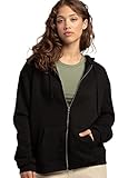 Tilly's Oversized Zip-Up Hoodie Black