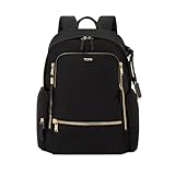 TUMI - Voyageur Celina Backpack - Travel Backpack for Women - For Business, Commute - Holds Up to 16' Laptop - Black & Gold Hardware