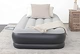 SLEEPLUX Durable Inflatable Air Mattress with Built-in Pump, Pillow and USB Charger, 15' Tall Twin