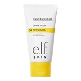 e.l.f. SKIN Suntouchable Whoa Glow SPF 30, Sunscreen & Makeup Primer For A Glowy Finish, Made With Hyaluronic Acid, Vegan & Cruelty-Free, Packaging May Vary, Sunbeam