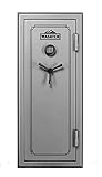 Wasatch 24-Gun Fireproof and Waterproof Safe with Electronic Lock, Gray (24EGW)