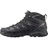 Salomon Men's X ULTRA PIONEER MID CLIMASALOMON™ WATERPROOF Hiking Boots for Men, Black / Magnet / Monument, 12