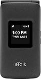 Verizon Wireless Phone KAZUNA eTALK myFlix - 4G LTE (Flip Phone) (Renewed)