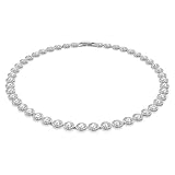 Swarovski Una Angelic Necklace with Clear Crystals on a Rhodium Plated Setting