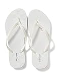 Old Navy Flip Flop Sandals for Woman, Great for Beach or Casual Wear (9, White)