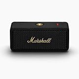 Marshall Emberton II Portable Bluetooth Speaker, Black & Brass