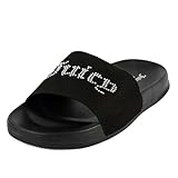 Juicy Couture WayCool Women's Slide Sandals - Beach Slip-On's Size 10 Black
