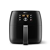 Philips Premium Air Fryer XXL - Air Fry, Bake, Grill, Roast & Reheat, 7.7 Qts Capacity, Rapid Air & Fat Removal Technology, Keep Warm Mode, QuickClean, 5 Smart Chef Programs, Black Copper (HD9867/16)
