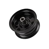 SCBHWJ Upgraded 581420501 Flay Idler Pulley 391333 Manufacturer (OEM) Part ID 3/8'' OD 3 1/4' Height 1 4/7' Compatible with Lawn Mower Models Hus qvarna, Craftsman, AYP, Bercomac 102795