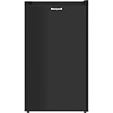 Honeywell Compact Upright Freezer, 3 Cubic Feet, Single Door Upright Freezer with Reversible Door, for Home, Dorms, Apartment, Office- Black