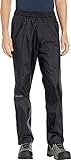 MARMOT Men's PreCip Eco Full Zip Pant | Lightweight, Waterproof Pants for Men, Ideal for Hiking, Jogging, and Camping, 100% Recycled, Black, Large