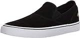 Emerica Men's Wino G6 Slip-On Skate Shoe, Black/White/Gold, 9