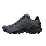 Salomon Men's SPEEDCROSS Trail Running Shoes for Men, Magnet / Black / Phantom, 11