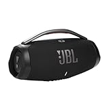 JBL Boombox 3 Black Portable Bluetooth Speaker with Massive Sound, Deepest Bass, IPX7 Waterproof, 24H Playtime, PartyBoost