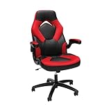 RESPAWN 3085 Gaming Chair - Gamer Chair and Computer Chair, Gaming Chairs, Office Chair with Integrated Headrest, Gaming Chair for Adults, Office Chairs Adjustable Tilt Tension & Tilt Lock - Red