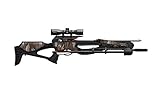 Barnett Wildcat Camo Recurve Crossbow Hunting Package, with 4x32mm Multi-Reticle Scope, 2 Arrows, Lightweight Quiver