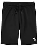 The Children's Place Boys' Athletic Basketball Shorts, Black, X-Small