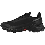 Salomon Men's ALPHACROSS 5 Trail Running Shoes for Men, Black / Black / Ebony, 11