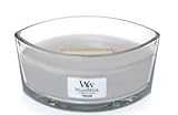 Woodwick Ellipse Scented Candle, Fireside, 16oz | Up to 50 Hours Burn Time