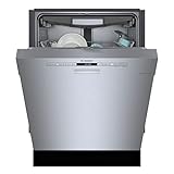Bosch SHE53B75UC 300 Series 24 Inch Smart Built-In Dishwasher, stainless steel