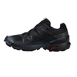 Salomon Men's SPEEDCROSS Trail Running Shoes for Men, Black / Black / Phantom, 11.5