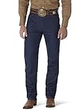 Wrangler Men's 13MWZ Cowboy Cut Original Fit Jean, Rigid Indigo, 34W x 34L