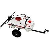 Chapin 97661E: 15-Gallon Made in The USA 15-Gallon Mixes on Exit 12V, 2.5 GPM Pump ATV/UTV Tow Behind Spot Sprayer with Separate Water Tank and Concentration Tank to Mix on Demand, Translucent White