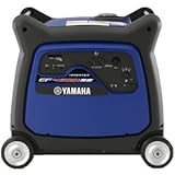 Yamaha EF4500iSE Inverter Generator; Electric Starter; Carrying Handle; Computer Controlled Circuit Breaker; Oil Warning System; Fuel Gauge; Soundproof Type; 60 Hz, 120V; 4kVA Rated Output